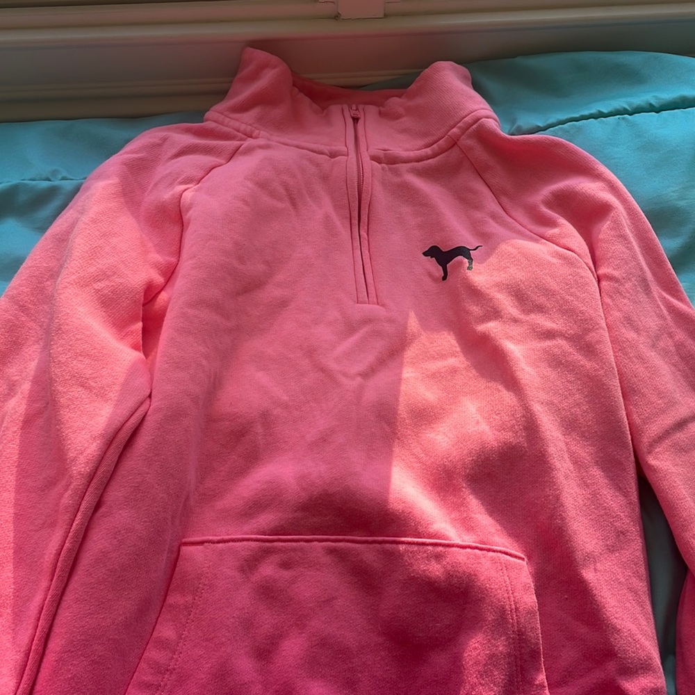 Victoria secret pink half zip